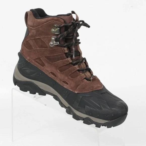 Merrell Moab boots Polar brown espresso Select Dry Warm Ice Grip Hiking Snow 11
